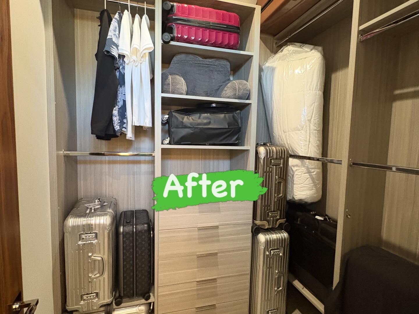 closet organized 4 after