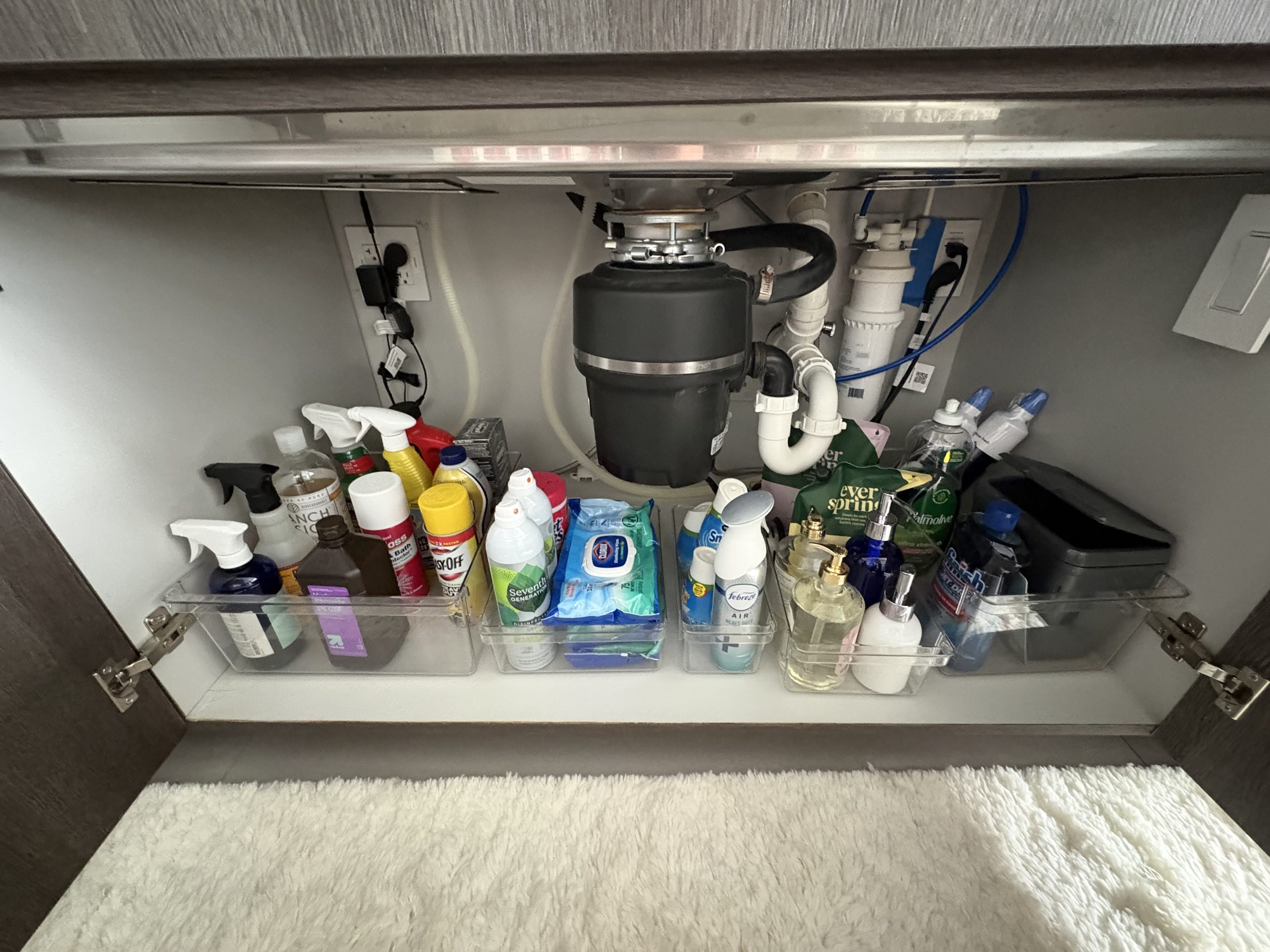 kitchen cabinet organized after