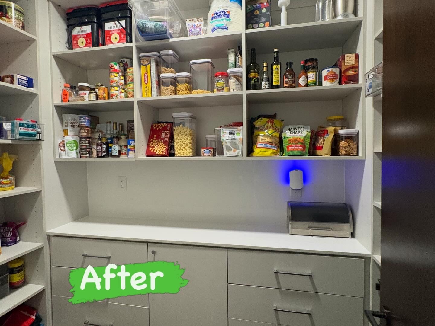 pantry organized 1 after