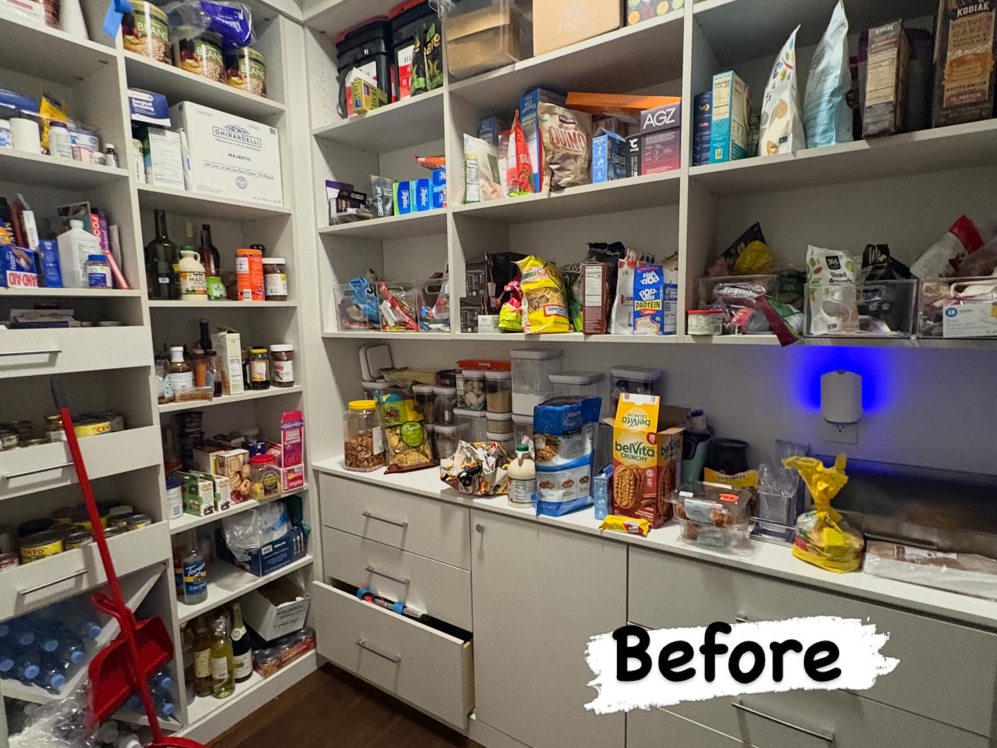 pantry organized 1 before